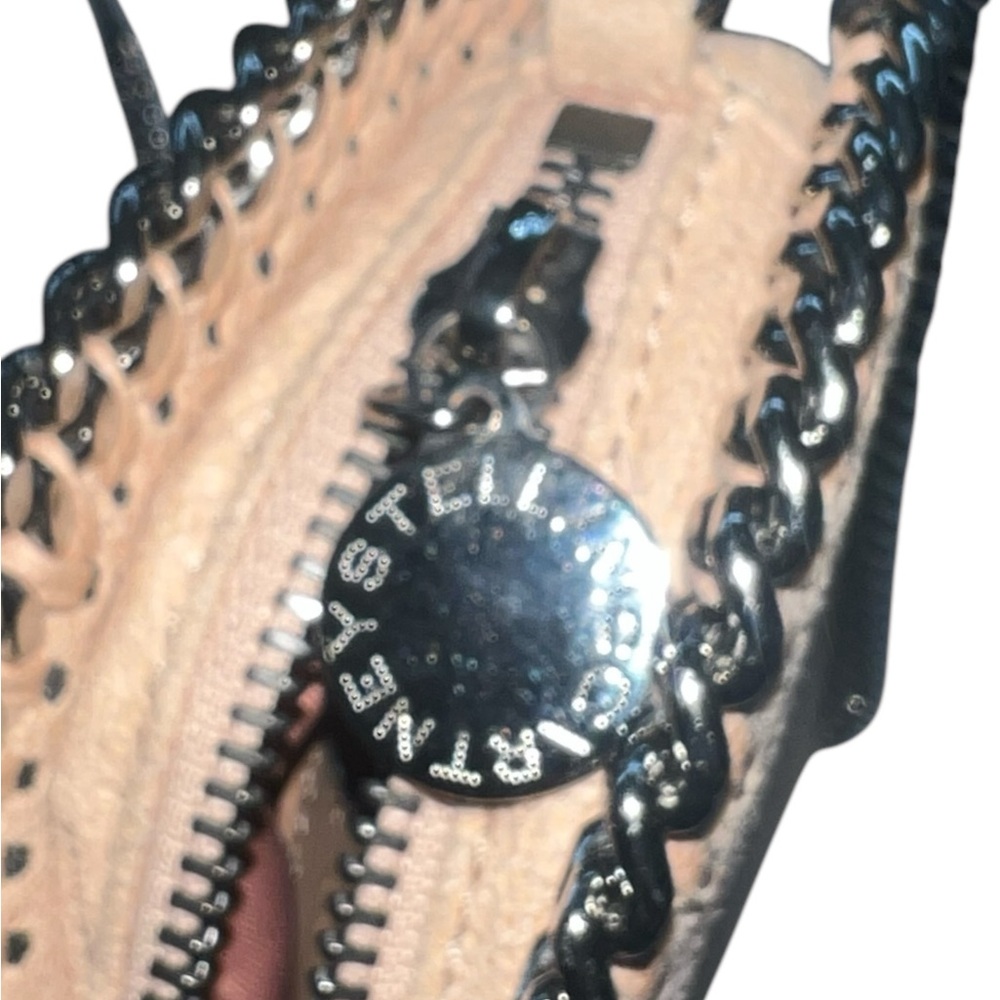 Stella McCartney Tan and Black Heart Crossbody Bag - Picture 3 of 6